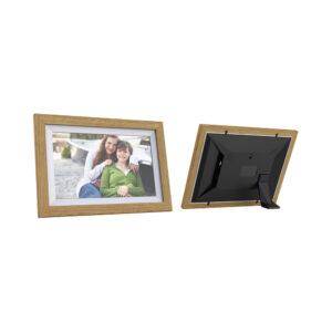 Wozinsky WRC-32 10.1" Digital Photo Frame with Frameo 32GB App - Light Brown - Image 2