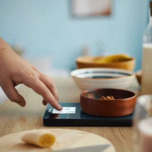 Wozinsky WIK-10 Smart virtuvinės svarstyklės with Digital Display, Bluetooth App - juodos spalvos - Image 3