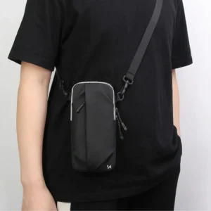 Wozinsky WSDB-B armband phone bag skirtas running - juodos spalvos - Image 7