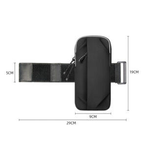 Wozinsky WSDB-B armband phone bag skirtas running - juodos spalvos - Image 4