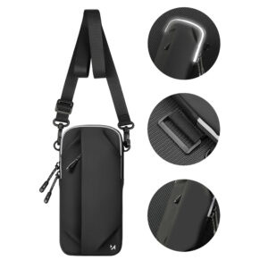 Wozinsky WSDB-B armband phone bag skirtas running - juodos spalvos