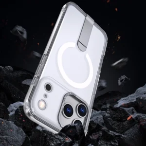 Hybrid Armor X Case skirtas Samsung Galaxy S26 Plus with Stand, Compatible with MagSafe - skaidrus - Image 5