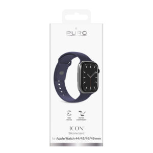 Puro Icon Strap for Apple Watch 44/45/46/49mm - Navy Blue - Image 3
