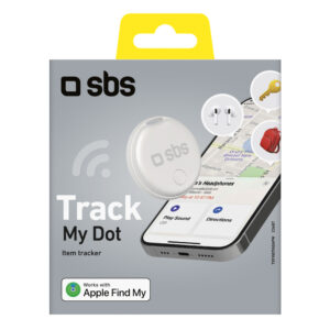 SBS Track My Circle Locator Compatible with Apple Find My - White - Image 2