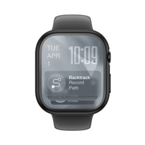 AmazingThing Radix Glass Screen Protector with dėklas skirtas Apple Watch Series 11 46mm - Black - Image 2