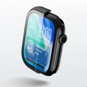 AmazingThing Radix Glass Screen Protector with dėklas skirtas Apple Watch Series 11 46mm - Black - Image 8