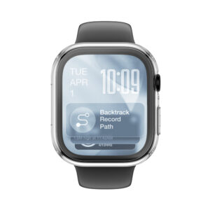 AmazingThing Radix Glass Screen Protector with dėklas skirtas Apple Watch Series 11 42mm - Clear - Image 2