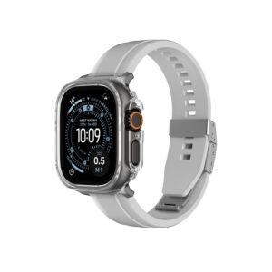 AmazingThing Minimal Protective dėklas skirtas Apple Watch UItra 3 49mm - Transparent - Image 3