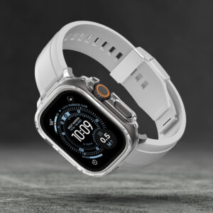 AmazingThing Minimal Protective dėklas skirtas Apple Watch UItra 3 49mm - Transparent - Image 8