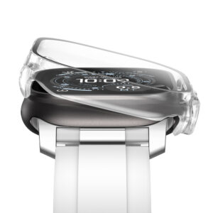 AmazingThing Radix Glass Screen Protector with dėklas skirtas Apple Watch UItra 3 49mm - Clear - Image 9