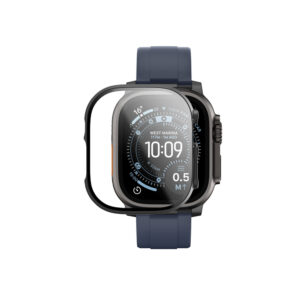 AmazingThing Radix Glass Screen Protector with dėklas skirtas Apple Watch UItra 3 49mm - Black - Image 4