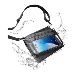 Spigen A640 Waterproof Phone Bag - juodos spalvos - Image 3