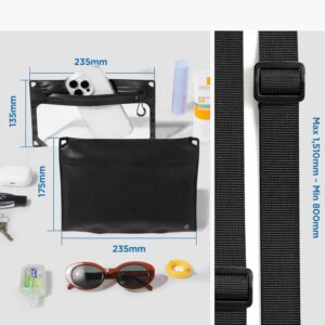 Spigen A640 Waterproof Phone Bag - juodos spalvos - Image 8