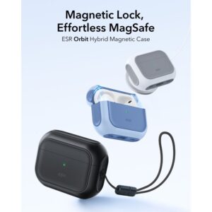 ESR Orbit HaloLock MagSafe dėklas skirtas AirPods Pro 3 - juodos spalvos - Image 2