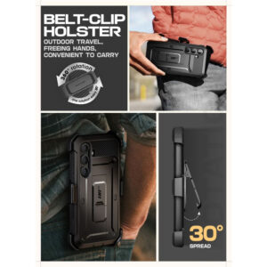 Supcase Unicorn Beetle Pro dėklas skirtas Samsung Galaxy S25 FE - juodos spalvos - Image 7