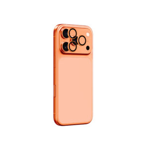 AmazingThing AR Sapphire Camera Lens Glass for Apple iPhone 17 Pro / Pro Max - with Orange Frame - Image 3