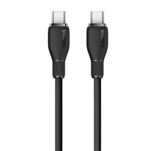 Baseus Pudding Series USB-C Cable - USB-C 100W 1.2m - Black - Image 2