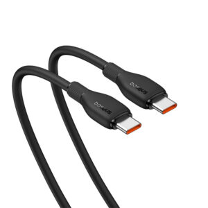 Baseus Pudding Series USB-C Cable - USB-C 100W 1.2m - Black - Image 3