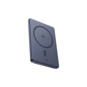 Baseus PicoGo AM31 Qi2 5000mAh 20W Ultra-Thin MagSafe Compatible Power Bank with Stand and Baseus Simple USB-C 20cm Braided Cable - Gray