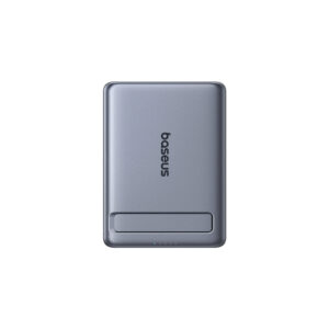 Baseus PicoGo AM31 Qi2 5000mAh 20W Ultra-Thin MagSafe Compatible Power Bank with Stand and Baseus Simple USB-C 20cm Braided Cable - Gray - Image 8