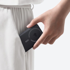 Baseus EnerFill FM12 10000mAh 22.5W Qi2 Power Bank MagSafe Compatible with Baseus Simple USB-C 20V/3A 30cm Cable - juodos spalvos - Image 5