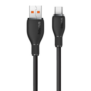 Baseus Pudding Series 100W USB-A - USB-C Cable 2m - Black - Image 2