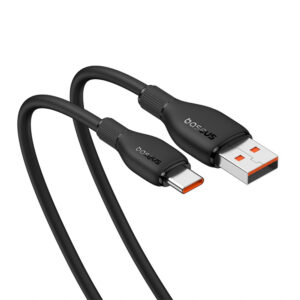 Baseus Pudding Series 100W USB-A - USB-C Cable 2m - Black - Image 3