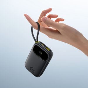 Baseus EnerFill FC31 10000mAh 45W Power Bank with USB-C and Lightning Cables - Black - Image 8