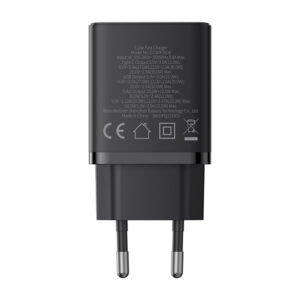 Baseus Cube Pro 30W USB-C USB-A Wall Charger - Black - Image 2
