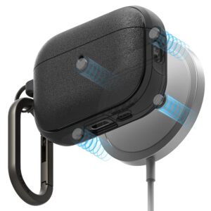 Ringke Onyx Magnetic MagSafe dėklas skirtas Apple AirPods Pro 3 - juodos spalvos - Image 2