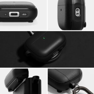 Ringke Onyx Magnetic MagSafe dėklas skirtas Apple AirPods Pro 3 - juodos spalvos - Image 4