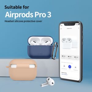 Tech-Protect Silicone Hook dėklas skirtas Apple AirPods Pro 3 - juodos spalvos - Image 5