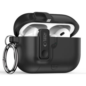 Tech-Protect Slim Hook dėklas skirtas Apple AirPods Pro 3 - juodos spalvos - Image 2