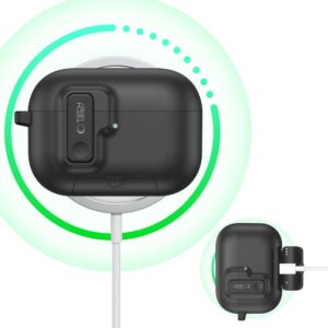 Tech-Protect Slim Hook dėklas skirtas Apple AirPods Pro 3 - juodos spalvos - Image 6