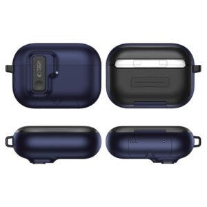 Tech-Protect Slim Hook dėklas skirtas Apple AirPods Pro 3 - mėlynos spalvos - Image 5