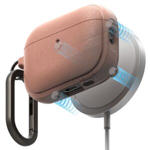 Ringke Onyx Magnetic MagSafe dėklas skirtas Apple AirPods Pro 3 - rožinės spalvos - Image 2