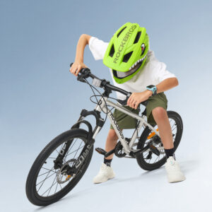 Rockbros TT-32003 Shark Children's Bike Helmet with Detachable Jaw Size S (48-52) - Green - Image 7