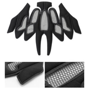 Rockbros TS-61 10110061005 Children's Bike Helmet with Detachable Chin Size S (48-54) - Gray - Image 5