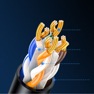 Ugreen Cat6A UTP Ethernet Cable 0.5m - Black - Image 3