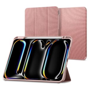 Spigen Urban Fit dėklas skirtas Apple iPad Pro 11" 5 / 6 / 2024-2025 - rožinės spalvos