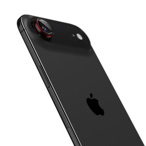 Spigen Optik Pro L-Series 2-pack iPhone Air Lens Glass - Black and Red - Image 3
