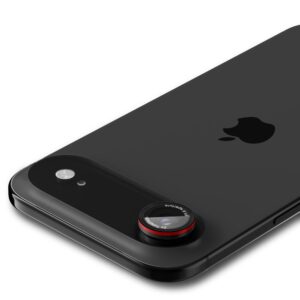 Spigen Optik Pro L-Series 2-pack iPhone Air Lens Glass - Black and Red - Image 4