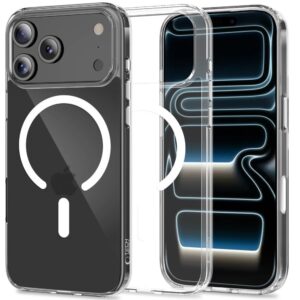 Tech-Protect Flexair Hybrid CC MagSafe dėklas skirtas Apple iPhone 17 Pro - Clear - Image 2