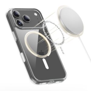 Tech-Protect Flexair Hybrid CC MagSafe dėklas skirtas Apple iPhone 17 Pro - Clear - Image 4