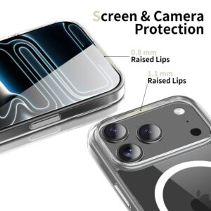 Tech-Protect Flexair Hybrid CC MagSafe dėklas skirtas Apple iPhone 17 Pro Max - Clear - Image 3