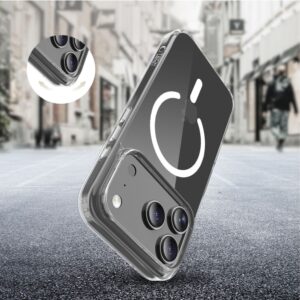 Tech-Protect Flexair Hybrid CC MagSafe dėklas skirtas Apple iPhone 17 Pro Max - Clear - Image 5