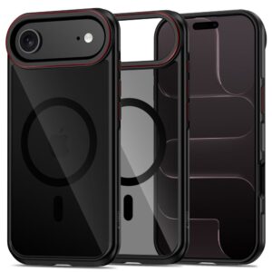 Tech-Protect MagHybrid MagSafe dėklas skirtas Apple iPhone Air - juodos spalvos and Red