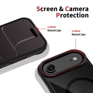 Tech-Protect MagHybrid MagSafe dėklas skirtas Apple iPhone Air - juodos spalvos and Red - Image 4