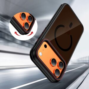 Tech-Protect MagHybrid MagSafe dėklas skirtas Apple iPhone 17 Pro Max - juodos spalvos and Red - Image 6