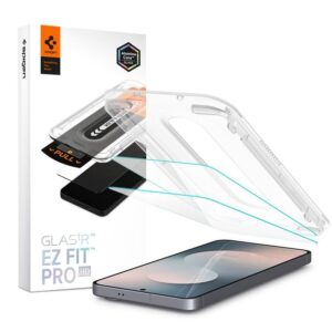 Spigen Glas.tR "EZ Fit Pro" Apsauginis stiklas 2-pack skirtas Samsung Galaxy S25 FE